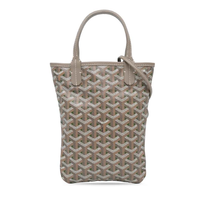 Goyard Goyardine Poitiers Claire Voie Grey Canvas Good condition - Front View