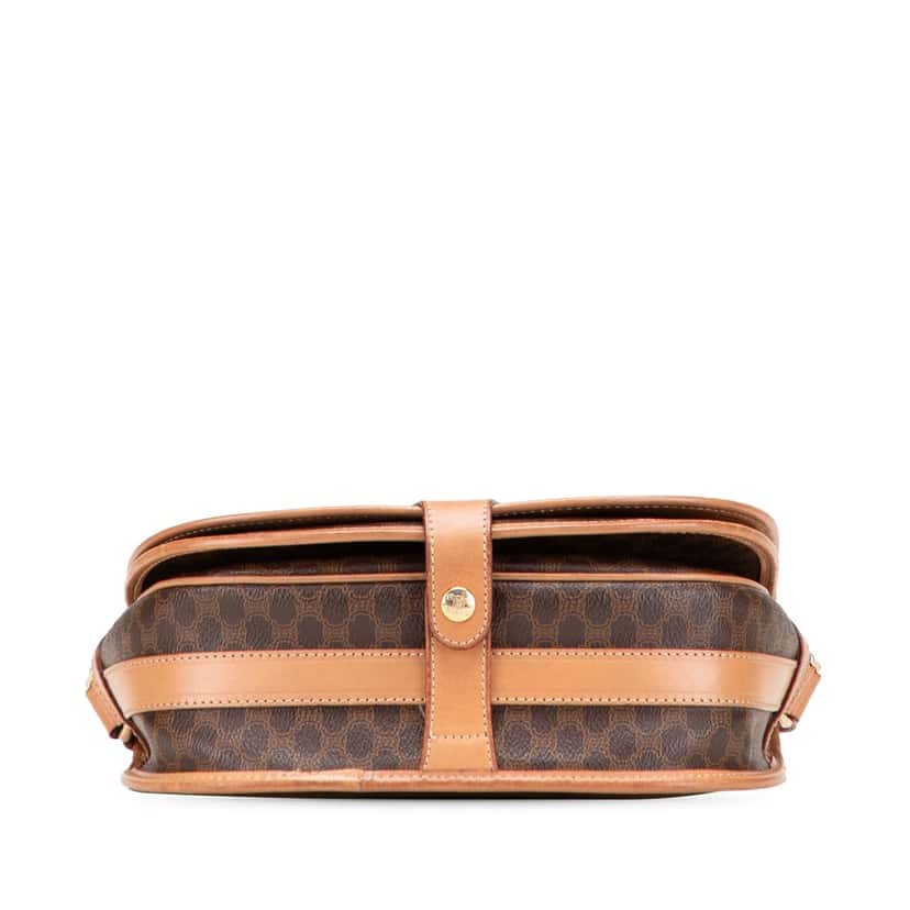 Celine Macadam Coated Canvas Crossbody Brown Canvas Good condition - Inside View