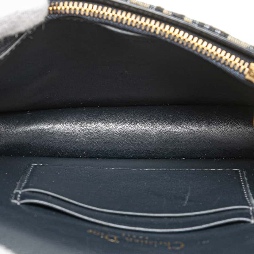 Dior Oblique Canvas Saddle Belt Bag Blue Canvas Good condition - Inside View