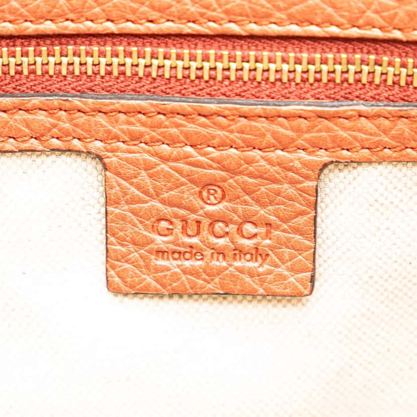 Gucci Medium Calfskin New Jackie Satchel Brown Leather Good condition - Box View