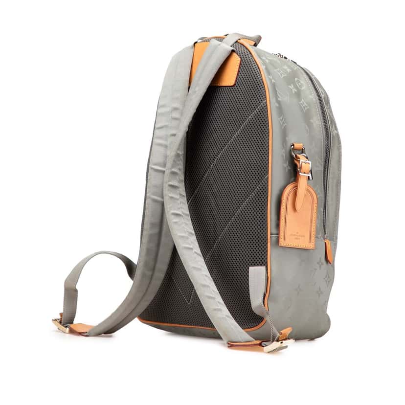 Louis Vuitton Monogram Titanium Backpack PM Grey Canvas Good condition - Back View