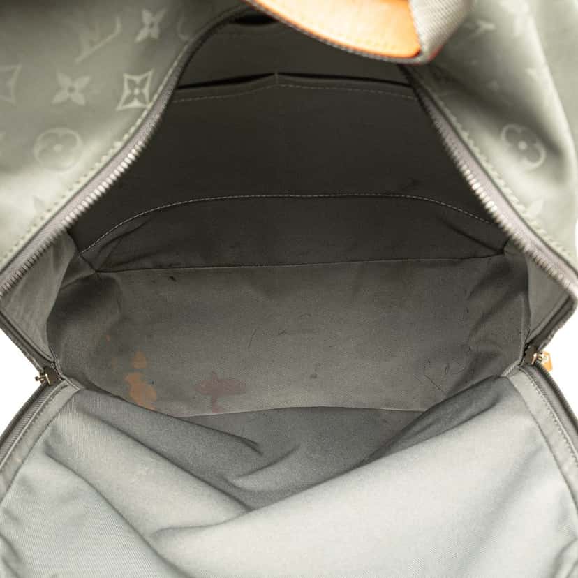 Louis Vuitton Monogram Titanium Backpack PM Grey Canvas Good condition - Model View