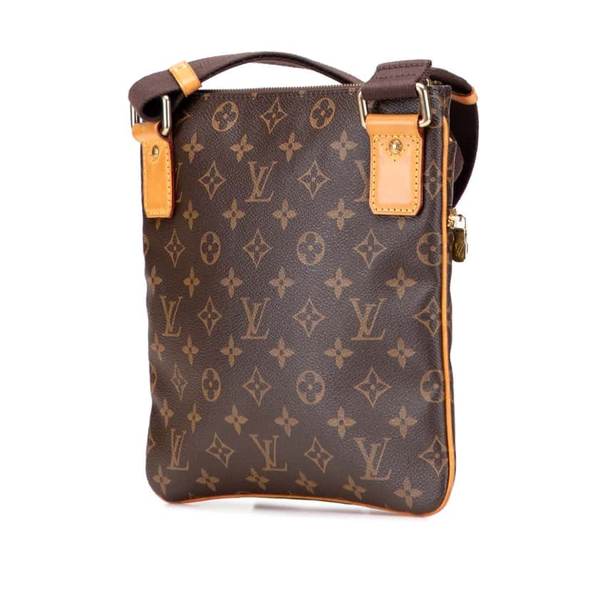 Louis Vuitton Monogram Pochette Valmy Brown Canvas Good condition - Back View