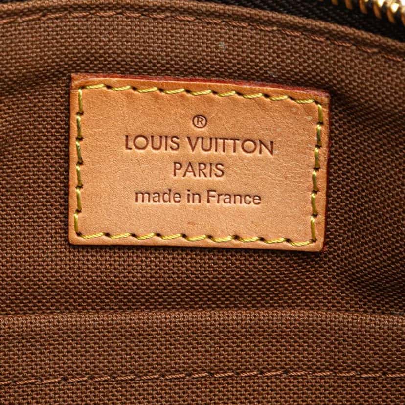 Louis Vuitton Monogram Pochette Valmy Brown Canvas Good condition - Box View