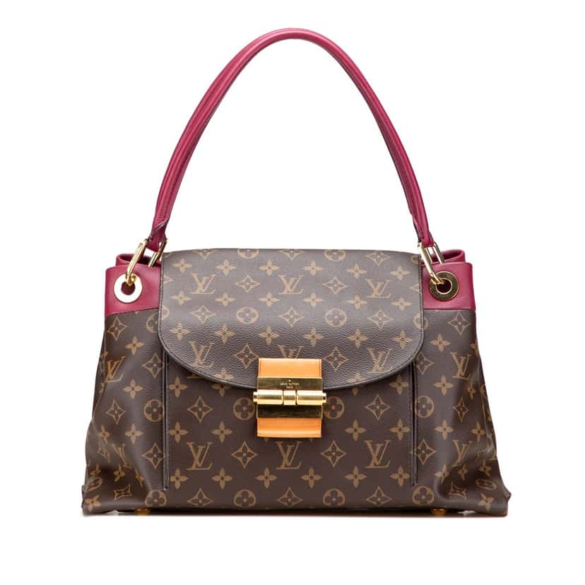 Louis Vuitton Monogram Olympe MM Brown Canvas Good condition - Front View