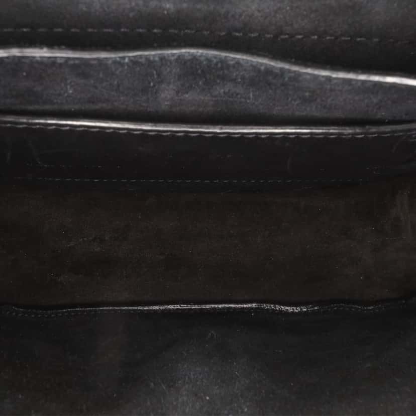 Saint Laurent Small Leather Monogram Kaia Crossbody Black Leather Good condition - Model View