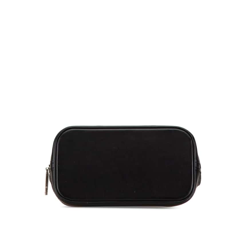 Louis Vuitton Monogram Satin Mini Alma Black Satin Fair condition - Inside View