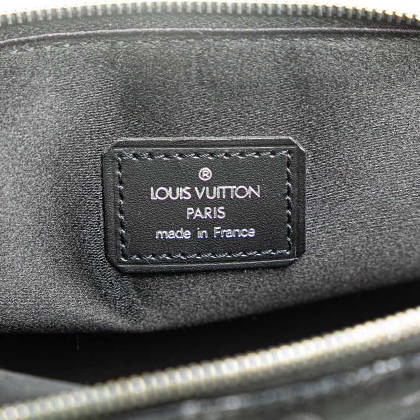 Louis Vuitton Monogram Satin Mini Alma Black Satin Fair condition - Box View