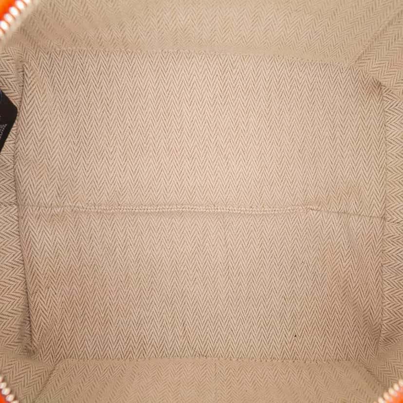 Hermès Small Canvas Bride A Brac Case Orange Canvas Good condition - Model View