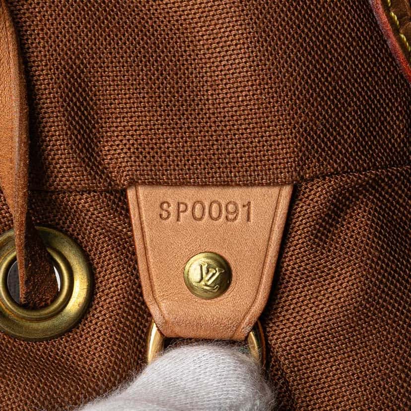 Louis Vuitton Monogram Montsouris MM Brown Canvas Fair condition - Box View