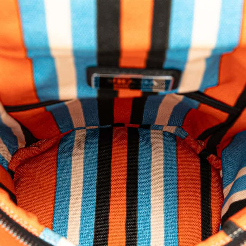 Prada Canapa Baiadera Crossbody Bag Orange Canvas Very good condition - Box View