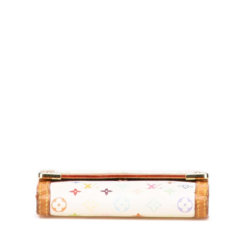 Louis Vuitton Monogram Multicolore Porte Monnaie Billets Wallet White Canvas Good condition - Inside View
