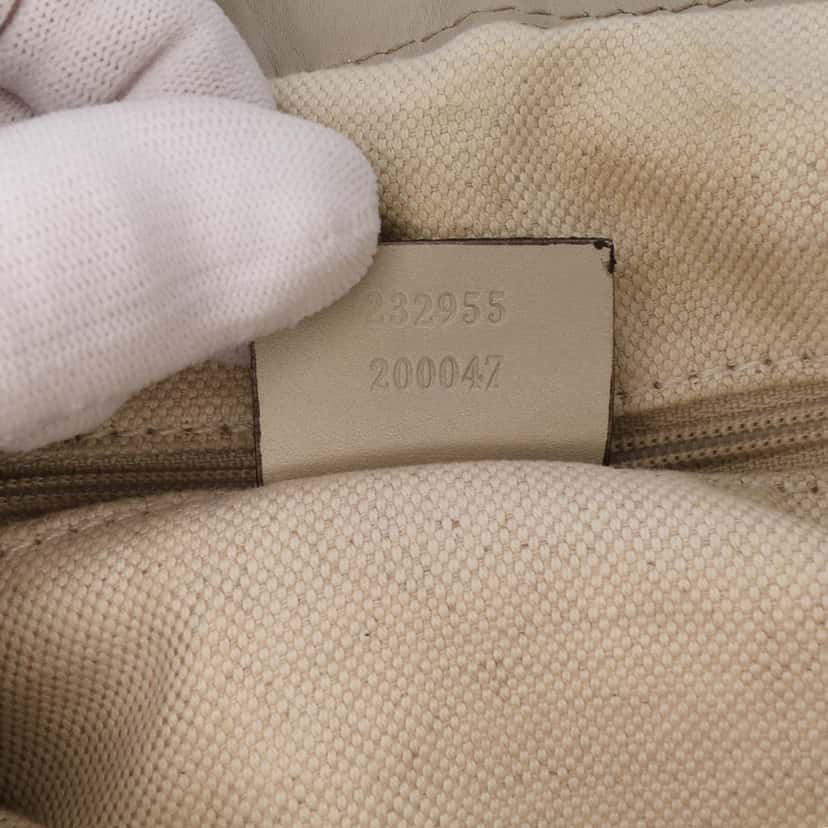 Gucci Medium GG Canvas Sukey Shoulder Bag Brown Canvas Good condition - Box View