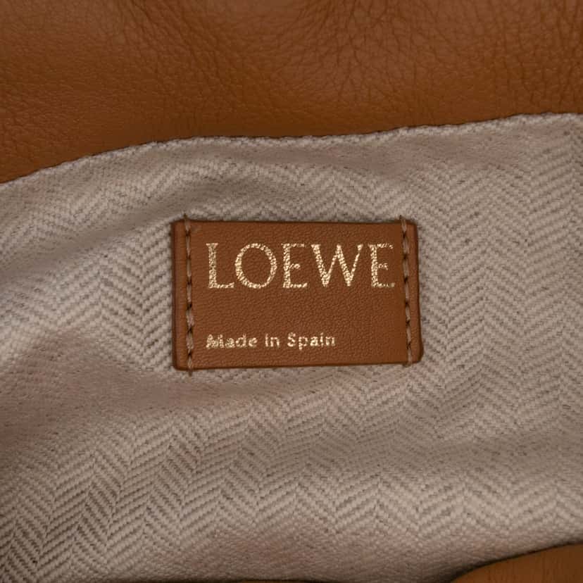Loewe Anagram Canvas Flamenco Knot Clutch Red Canvas Good condition - Box View