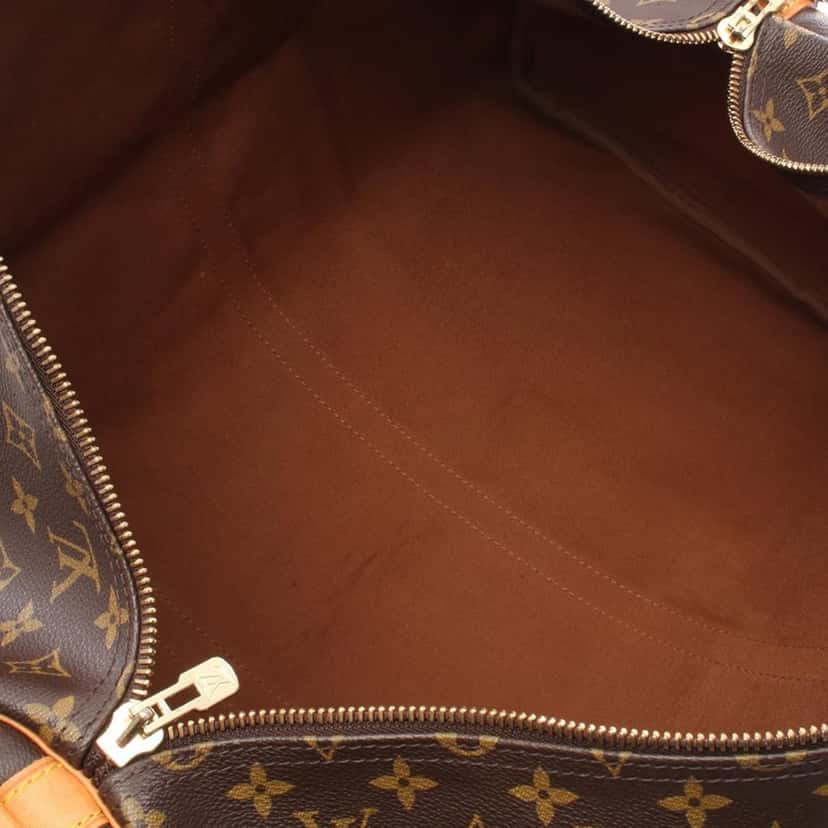 Louis Vuitton Monogram Keepall Bandouliere 60 Brown Canvas Good condition - Inside View