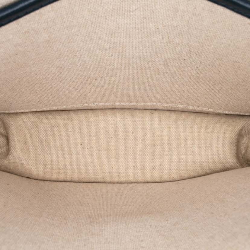 Celine Canvas Sulky Clutch With Chain Brown Canvas Good condition - Model View