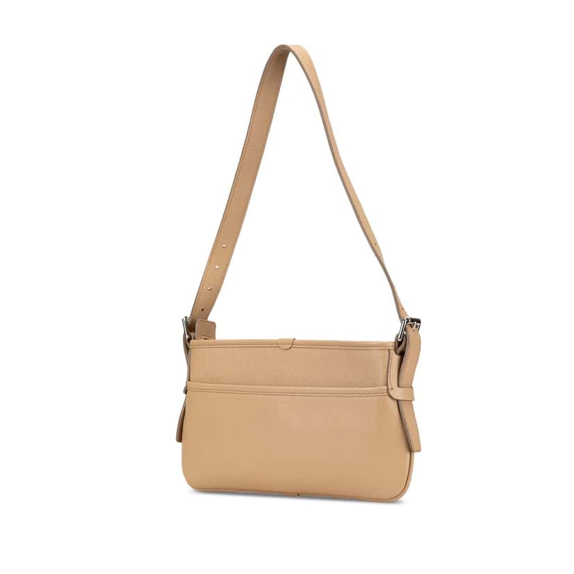 Burberry Leather Shoulder Bag Brown Leather Good condition - Back View