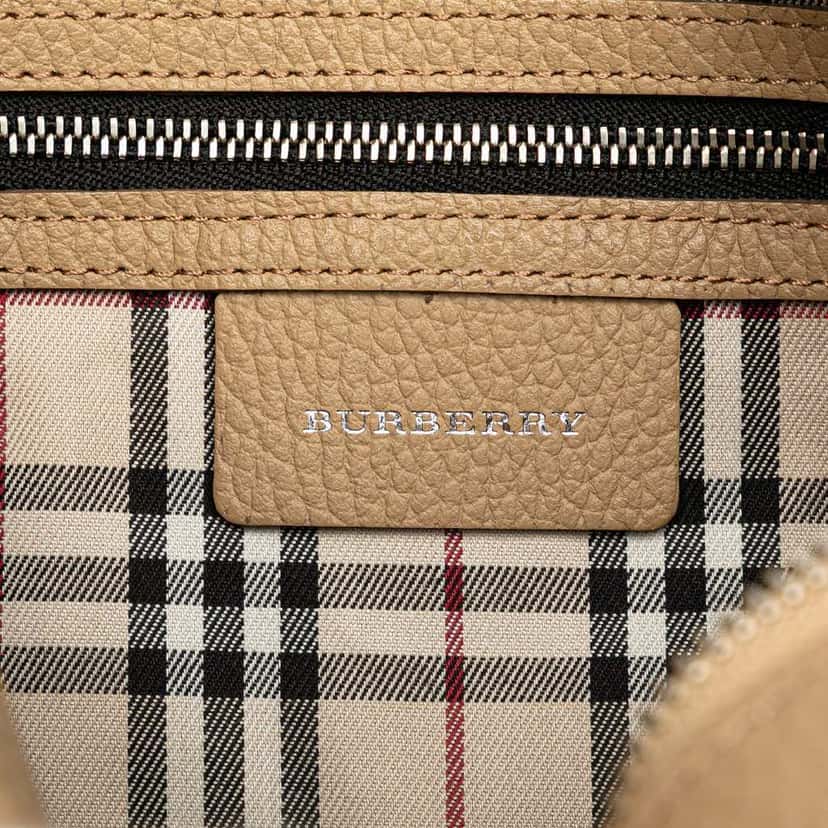 Burberry Leather Shoulder Bag Brown Leather Good condition - Box View