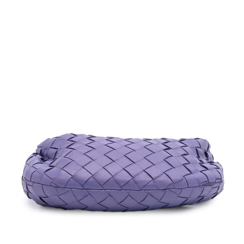 Bottega Veneta Mini Nappa Intrecciato Jodie Purple Leather Good condition - Inside View