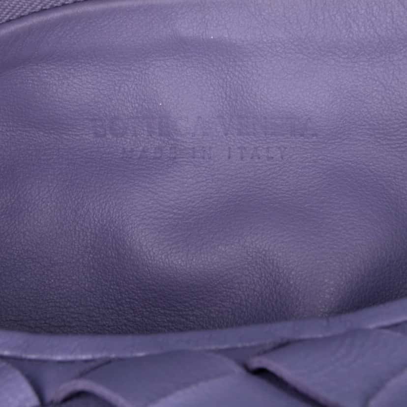 Bottega Veneta Mini Nappa Intrecciato Jodie Purple Leather Good condition - Box View