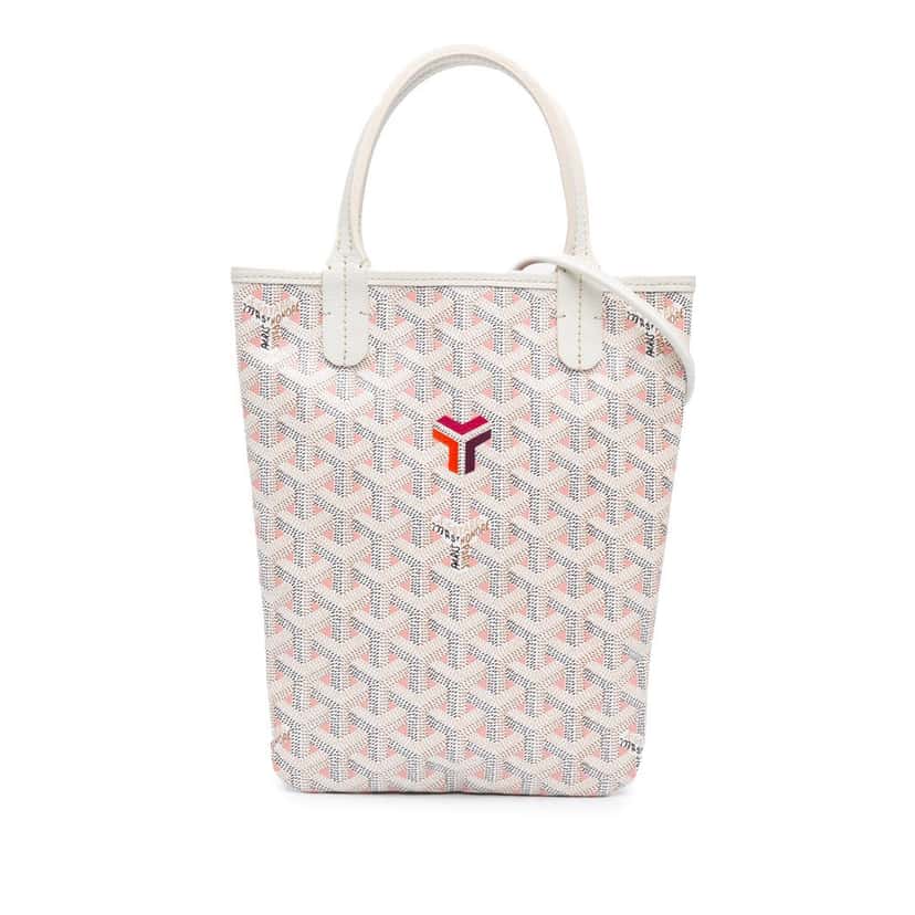 Goyard Goyardine Poitiers Claire Voie White Canvas Good condition - Front View