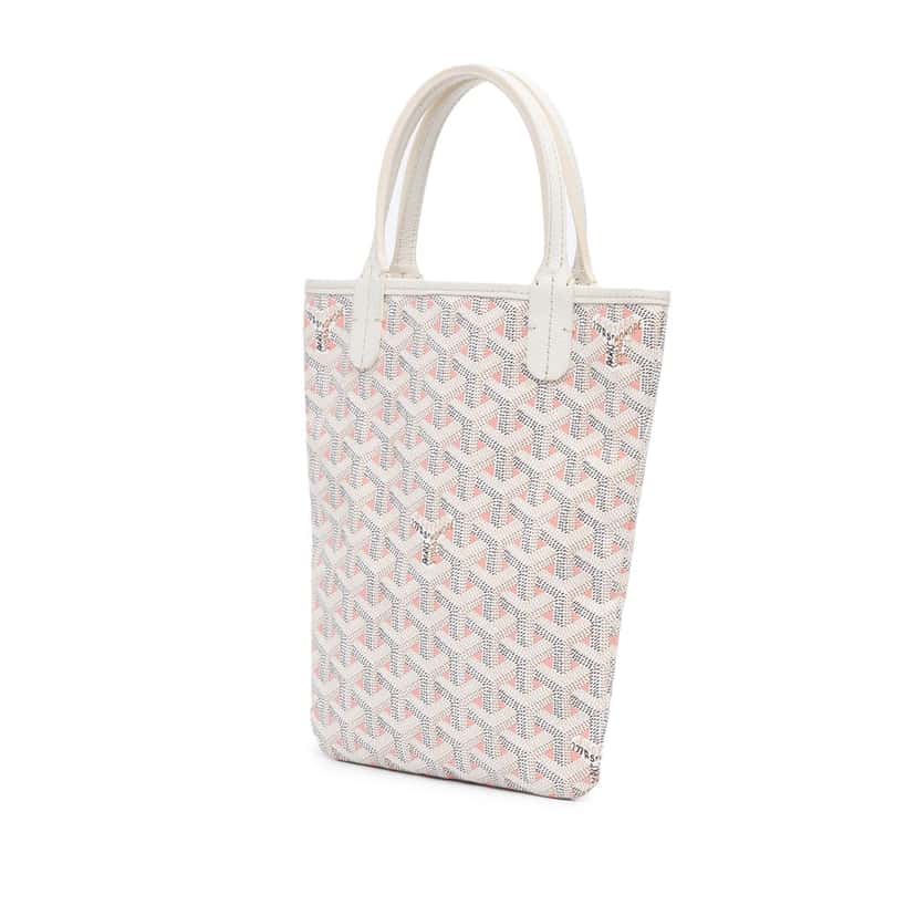 Goyard Goyardine Poitiers Claire Voie White Canvas Good condition - Back View