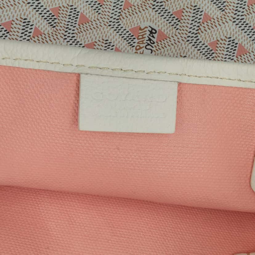 Goyard Goyardine Poitiers Claire Voie White Canvas Good condition - Box View