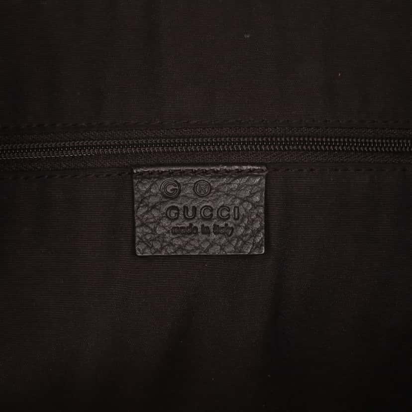 Gucci Large GG Crystal Half Moon Hobo Brown Canvas Good condition - Box View