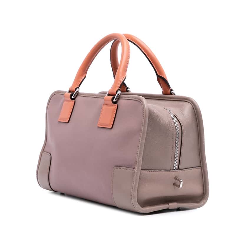 Loewe Tricolor Leather Amazona 28 Pink Leather Fair condition - Back View