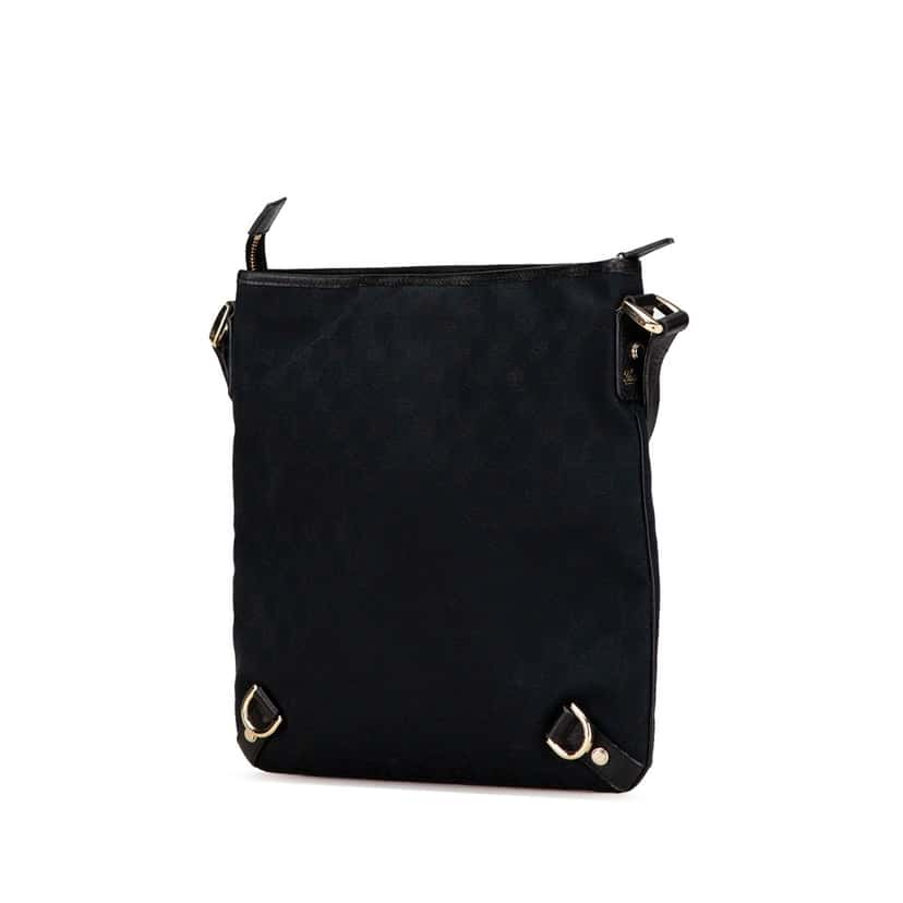 Gucci GG Canvas Abbey D Ring Crossbody Black Canvas Very good condition - Back View