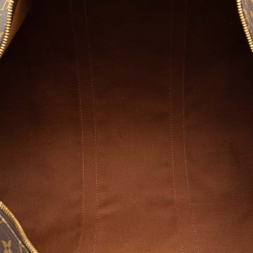 Louis Vuitton Monogram Keepall 55 Brown Canvas Good condition - Model View