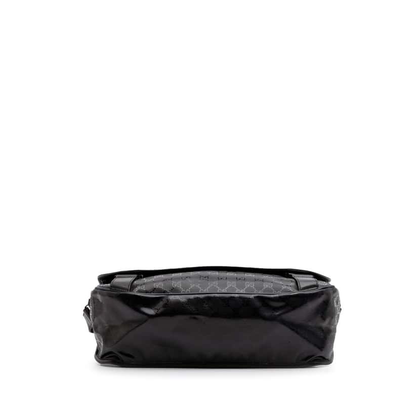 Gucci GG Imprime Messenger Bag Black Canvas Good condition - Inside View