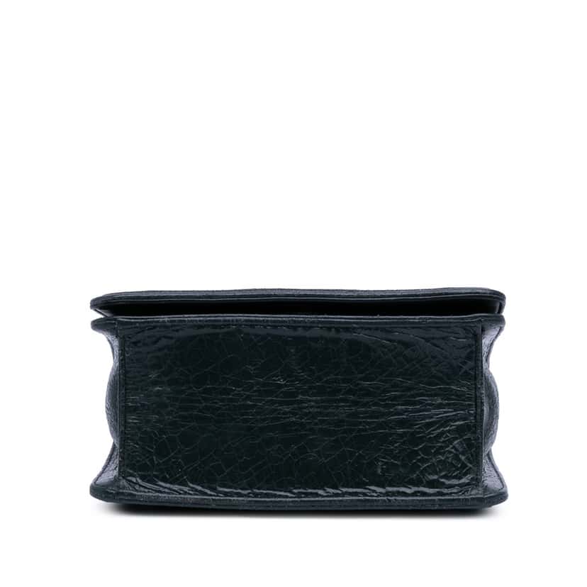 Dior Mini Crackled Deerskin Diorama Flap Grey Leather Good condition - Inside View