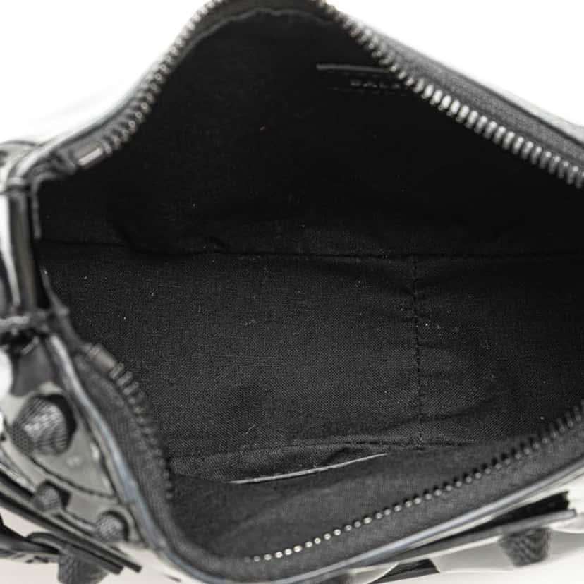 Balenciaga Patent Motocross Le Cagole XS Black Leather Good condition - Model View