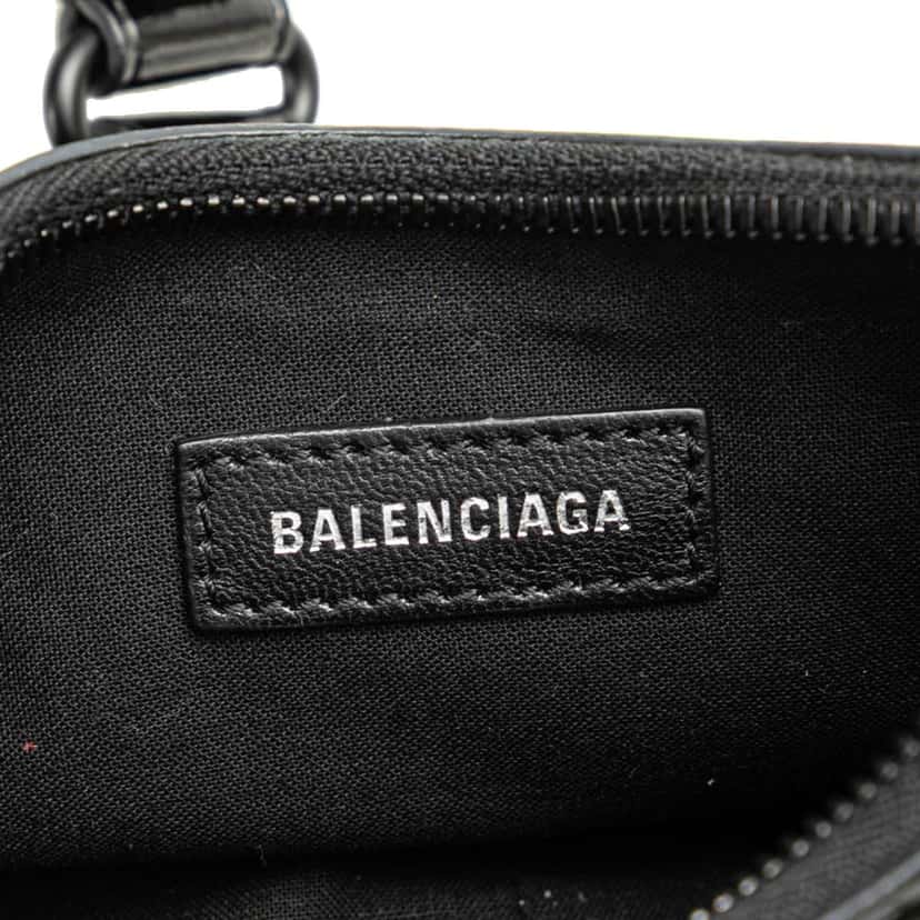 Balenciaga Patent Motocross Le Cagole XS Black Leather Good condition - Box View