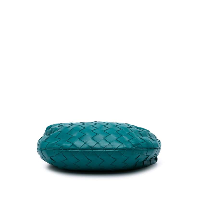 Bottega Veneta Mini Nappa Intrecciato Jodie Blue Leather Good condition - Inside View