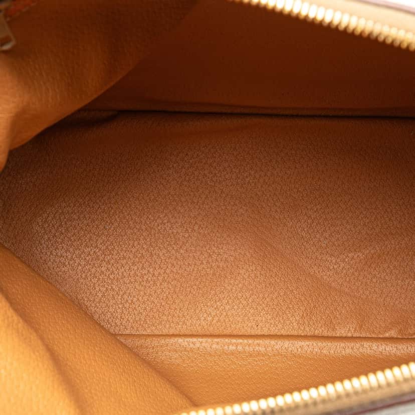 Celine Macadam Coated Canvas Dome Satchel Brown Canvas Good condition - Model View