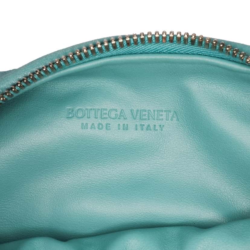 Bottega Veneta Mini Nappa Intrecciato Jodie Blue Leather Good condition - Box View