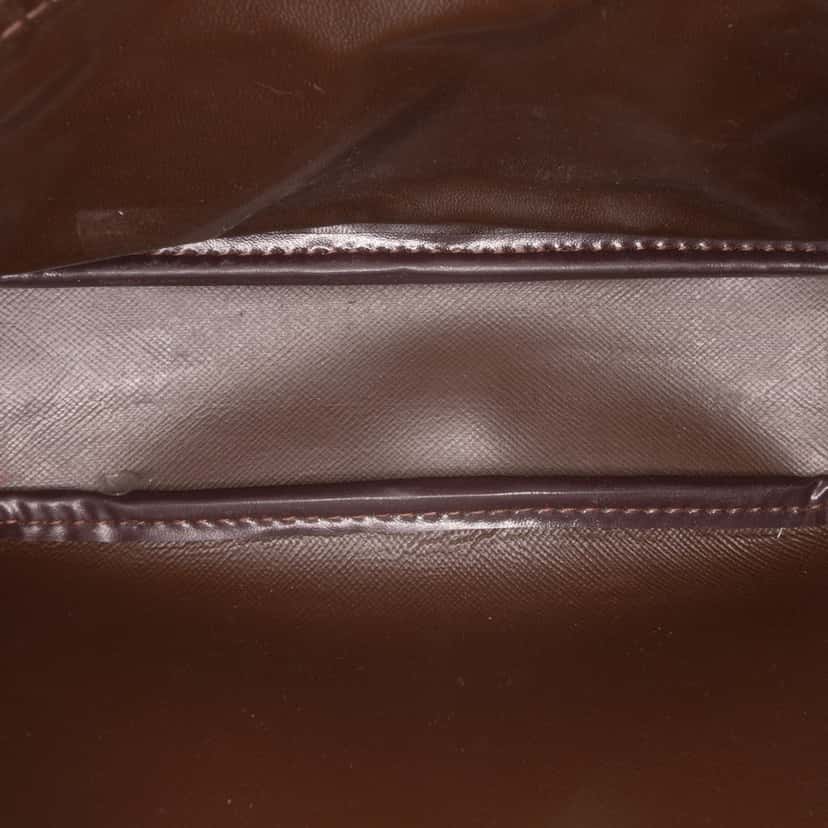 Burberry Vintage Check Canvas Clutch Brown Canvas Good condition - Model View
