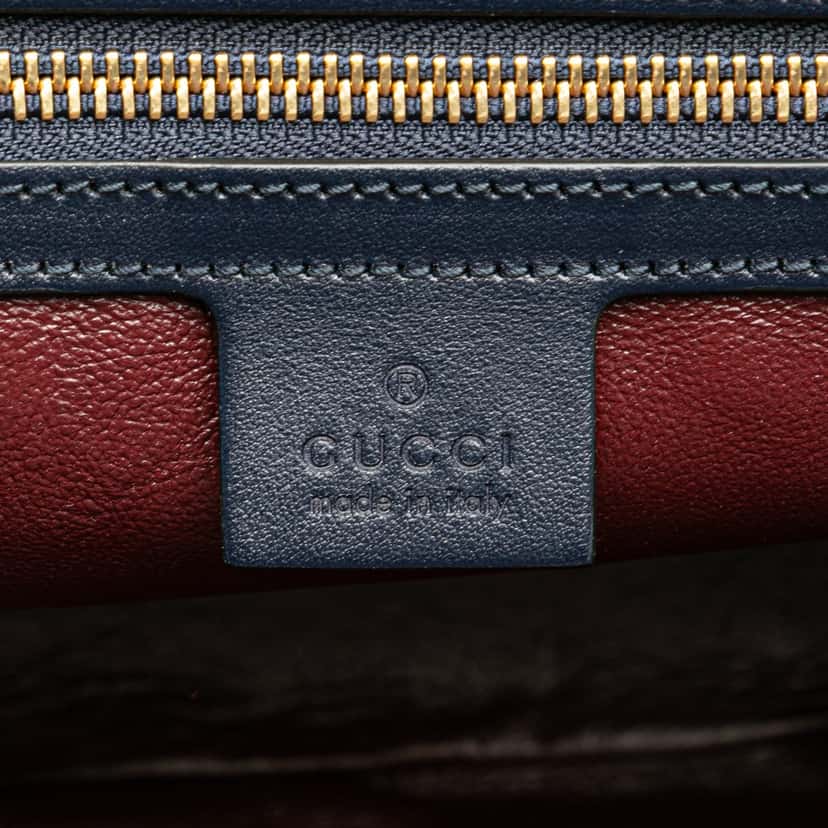 Gucci Small Canvas Horsebit 1955 Satchel Brown Canvas Good condition - Box View