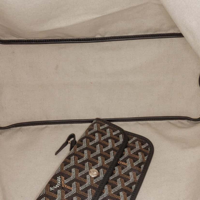 Goyard Goyardine Saint Louis PM Black Canvas Good condition - Model View