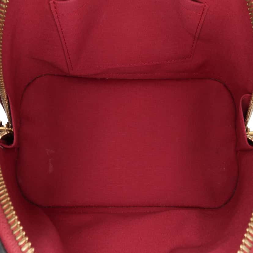 Louis Vuitton Monogram Vernis Alma BB Red Leather Good condition - Model View