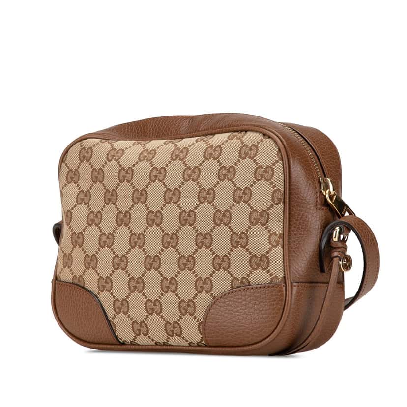 Gucci GG Canvas Bree Crossbody Brown Canvas Good condition - Back View