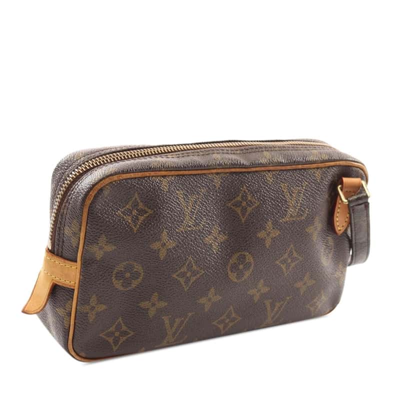 Louis Vuitton Monogram Pochette Marly Bandouliere Brown Canvas Good condition - Back View