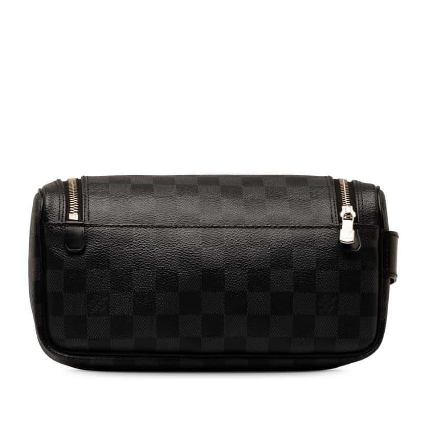 Louis Vuitton Damier Graphite Toiletry Pouch Black Canvas Good condition - Inside View