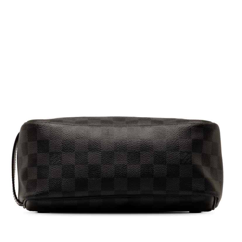 Louis Vuitton Damier Graphite Toiletry Pouch Black Canvas Good condition - Model View