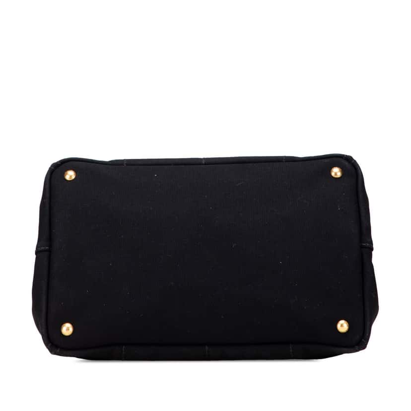 Prada Canvas Canapa Logo Tote Black Canvas Good condition - Inside View