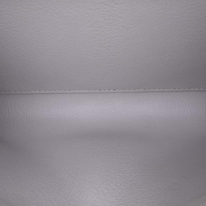 Hermès Tadelakt Medor Clutch 23 Grey Leather Good condition - Model View