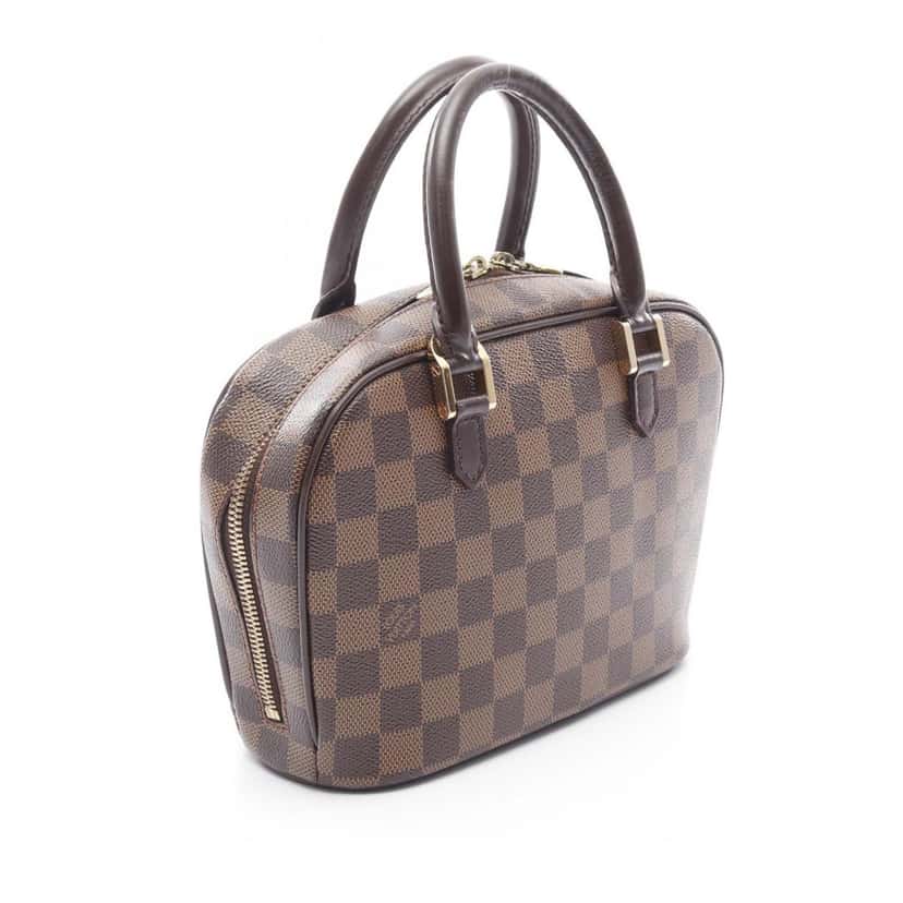 Louis Vuitton Damier Ebene Mini Sarria Brown Canvas Good condition - Back View