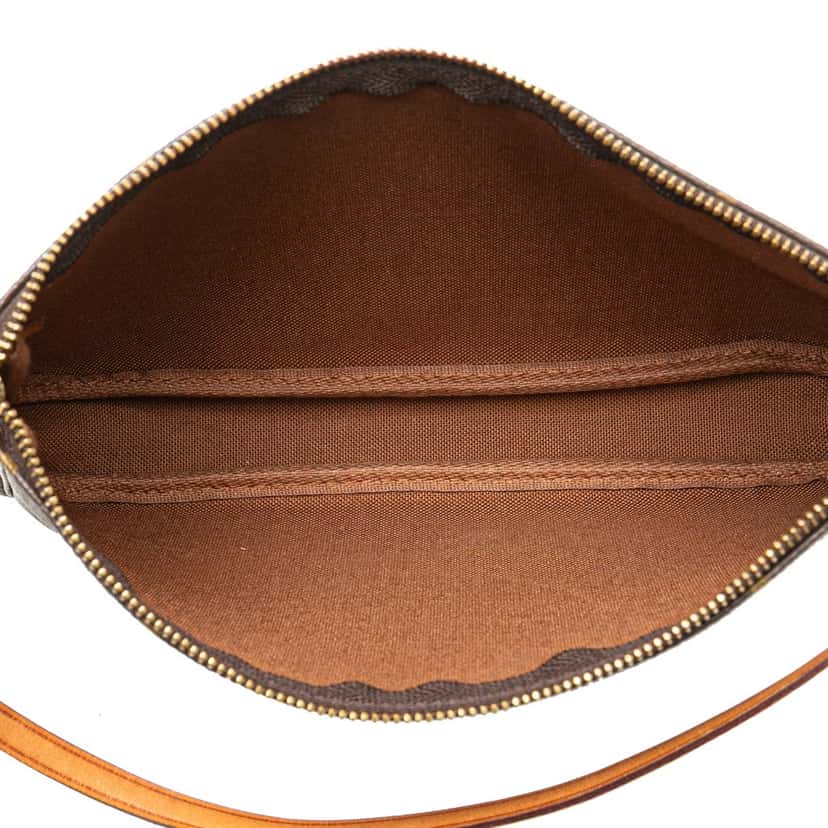 Louis Vuitton Monogram Pochette Accessoires Brown Canvas Fair condition - Model View